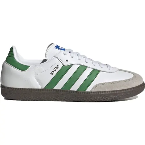 Samba OG /Green/Gum 5 Sneakers , male, Sizes: 10 UK, 10 2/3 UK, 12 UK, 8 UK, 8 2/3 UK, 7 1/3 UK, 11 1/3 UK, 9 1/3 UK - adidas Originals - Modalova