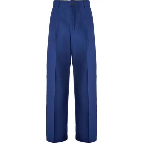 Straight Trousers, male, , Size: 2XL Classic Cotton Casual Pants - Gucci - Modalova