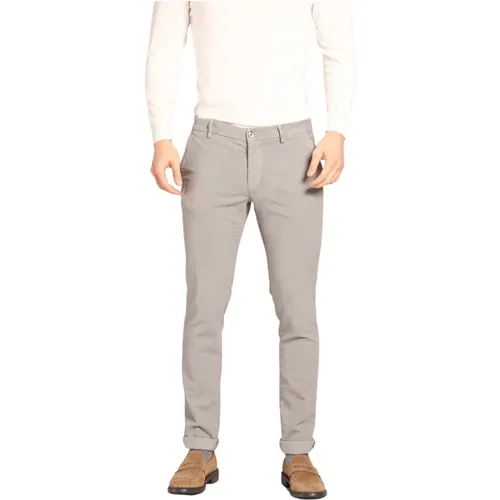 Slim Fit Chino Hose Milano Style , Herren, Größe: 3XL - Mason's - Modalova