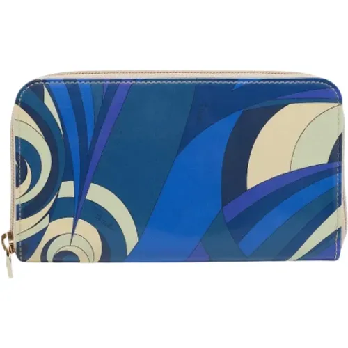 Pre-owned Leather wallets , female, Sizes: ONE SIZE - Emilio Pucci Pre-owned - Modalova