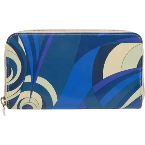 Pre-owned Wallets, female, , Size: ONE SIZE Pre-owned Leather wallets - Emilio Pucci Pre-owned - Modalova