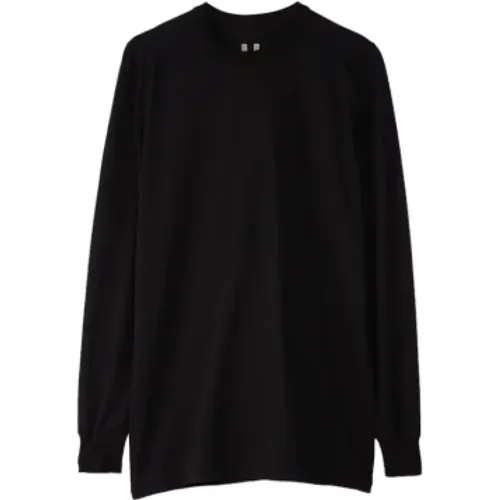 Long Sleeve Tops, male, , Size: M Long Sleeve Cotton T-shirt - Rick Owens - Modalova
