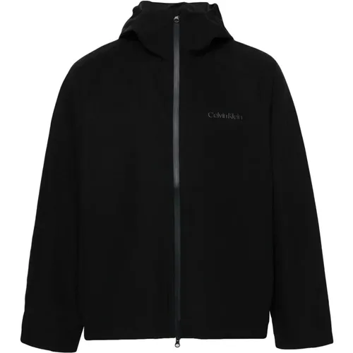 Beauty Waterproof Jacket , male, Sizes: L, XL, S - Calvin Klein - Modalova