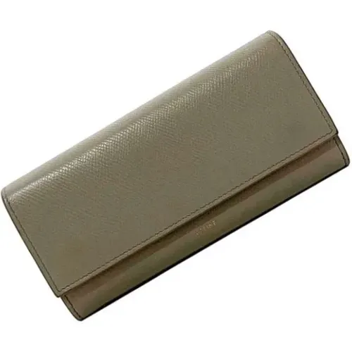 Pre-owned Wallets, female, , Size: ONE SIZE Pre-owned Leather wallets - Celine Vintage - Modalova