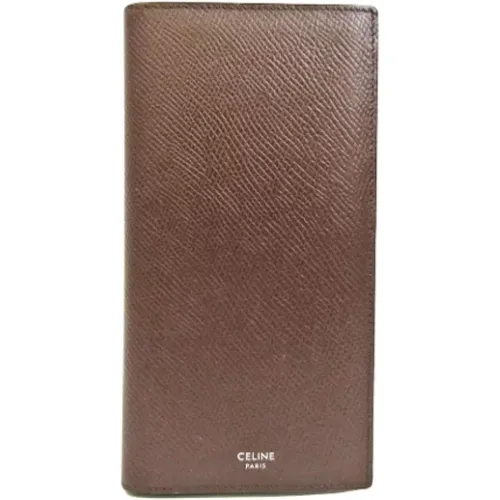 Pre-owned Wallets, female, , Size: ONE SIZE Pre-owned Leather wallets - Celine Vintage - Modalova