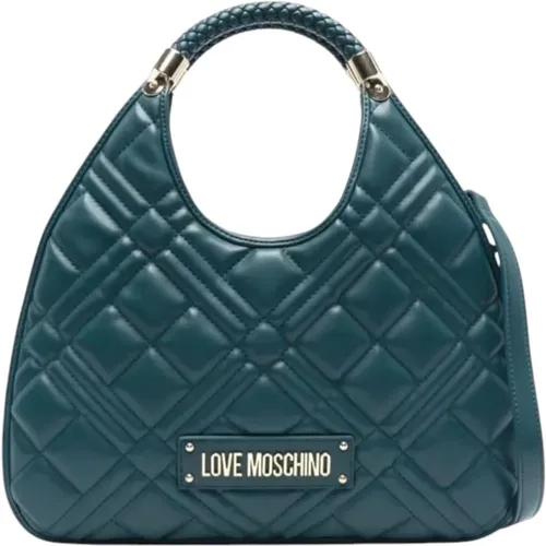 Handbags, female, , Size: ONE SIZE Stylish Women's Handbag in Synthetic Leather - Love Moschino - Modalova