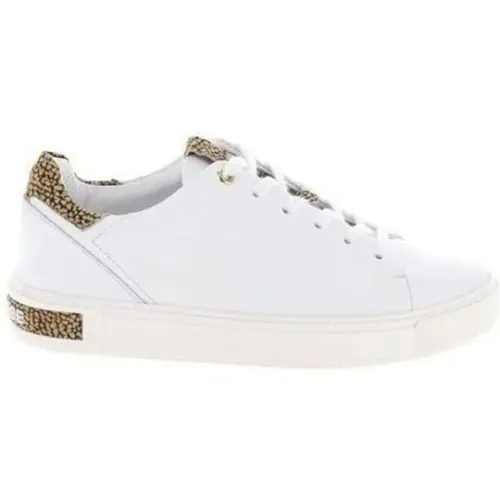 Leather Sneakers with Op Insert , female, Sizes: 3 UK - Borbonese - Modalova