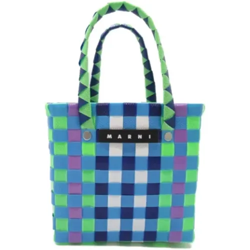 Pre-owned Tote Bags, female, , Size: ONE SIZE Pre-owned Canvas shoulder-bags - Marni Pre-owned - Modalova