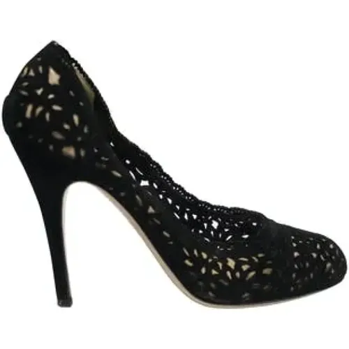 Pre-owned Suede heels , female, Sizes: 8 UK - Valentino Vintage - Modalova