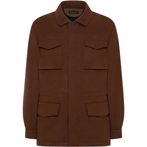 Beaver Cashmere Utility Jacket - Kiton - Modalova