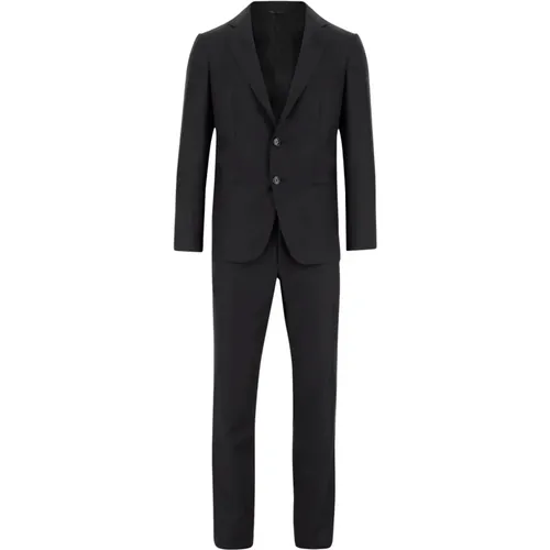 Single Breasted Suits, male, , Size: 2XL Soho Line Suit - Giorgio Armani - Modalova