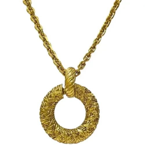 Pre-owned Jewellery, female, , Size: ONE SIZE Pre-owned Metal necklaces - Yves Saint Laurent Vintage - Modalova