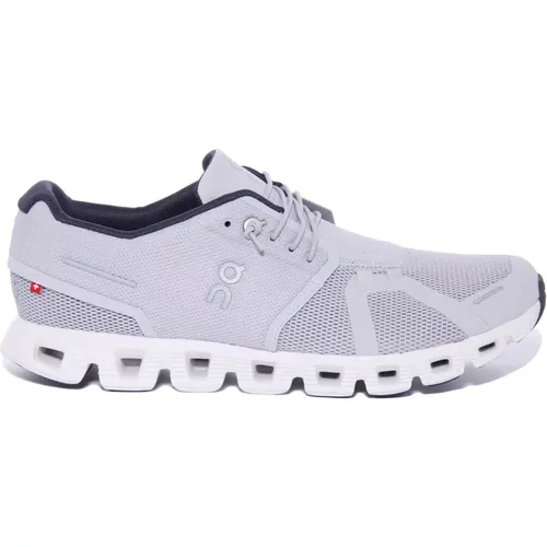 Cloud 5 Light Grey Men Sneakers , male, Sizes: 12 UK, 9 UK, 11 UK, 8 UK, 10 UK, 6 UK, 7 UK, 12 1/2 UK, 8 1/2 UK, 10 1/2 UK, 6 1/2 UK - ON Running - Modalova