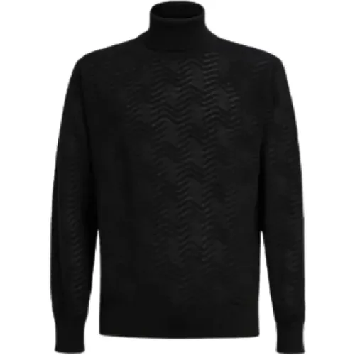 Turtlenecks, male, , Size: M Chevron Turtleneck Sweater - Missoni - Modalova