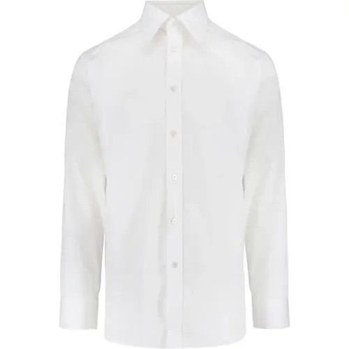 Klassisches Weißes Hemd , Herren, Größe: 2XL - Tom Ford - Modalova