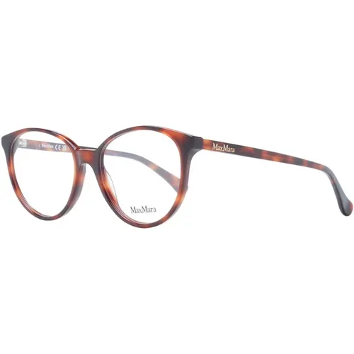 Glasses, female, , Size: ONE SIZE Round Plastic Optical Frames - Max Mara - Modalova