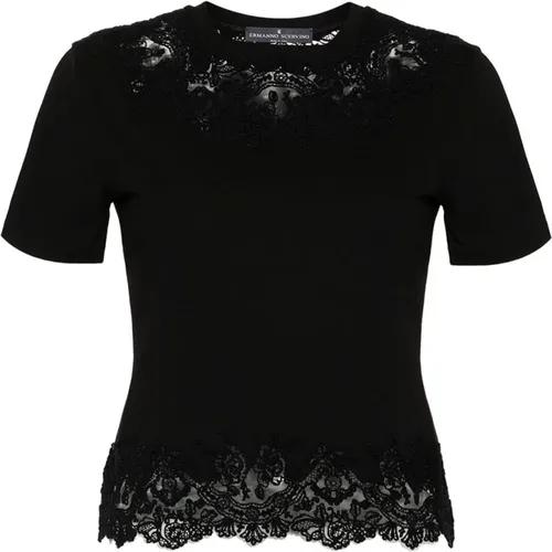 Lässiges Baumwoll-T-Shirt - Ermanno Scervino - Modalova