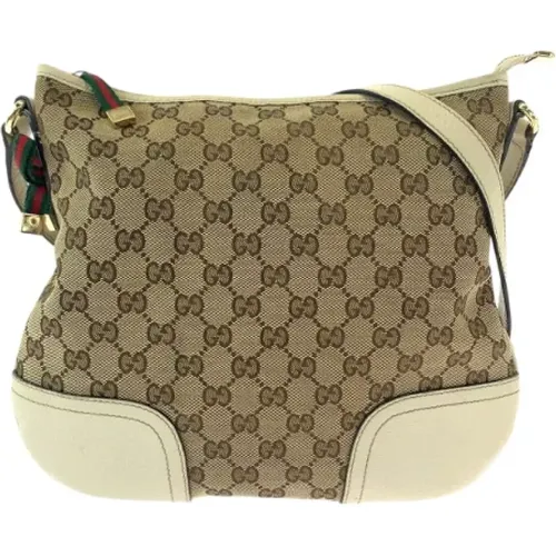 Pre-owned Cross Body Bags, female, , Size: ONE SIZE Pre-owned Canvas crossbody-bags - Gucci Vintage - Modalova