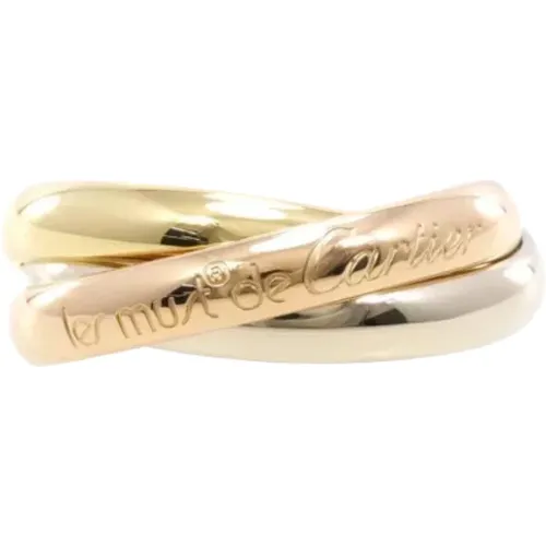 Pre-owned Metal rings , female, Sizes: ONE SIZE - Cartier Vintage - Modalova