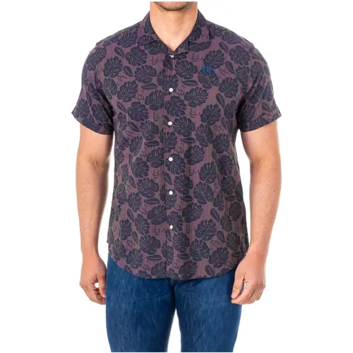 Floral Print Short Sleeve Shirt , male, Sizes: L, S, M - LA MARTINA - Modalova