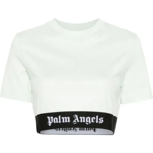 T-Shirts , Damen, Größe: M - Palm Angels - Modalova