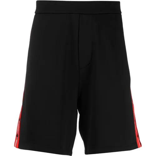Logo Side Stripe Shorts , Herren, Größe: L - Dsquared2 - Modalova