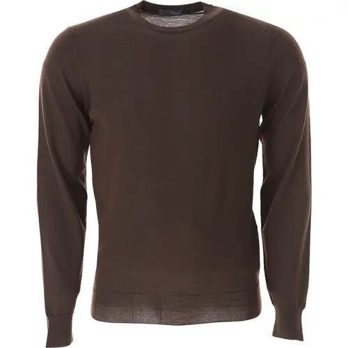 Braune Pullover für Männer , Herren, Größe: M - Drumohr - Modalova