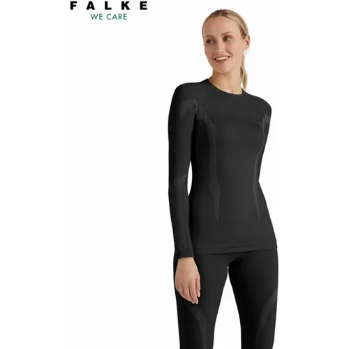 Stilvolles Langarm-Top für Frauen , Damen, Größe: M - Falke - Modalova