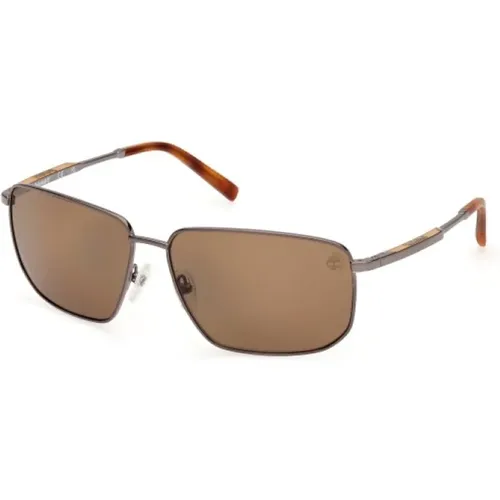 Rectangular Sunglasses , male, Sizes: 61 MM - Timberland - Modalova