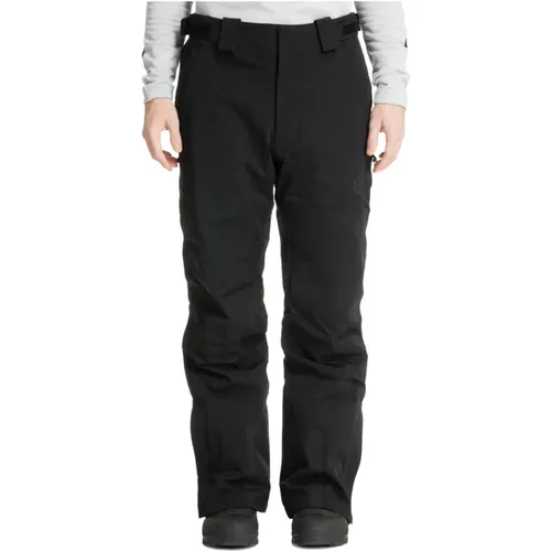 Ski Trouses, male, , Size: M Mid Waist Ski Trousers Plain Logo - Emporio Armani EA7 - Modalova