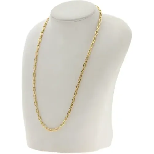 Pre-owned Gold necklaces , female, Sizes: ONE SIZE - Cartier Vintage - Modalova