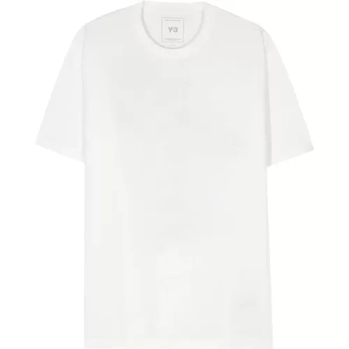 Grafisches Lila Roller T-Shirt , Herren, Größe: XL - Y-3 - Modalova