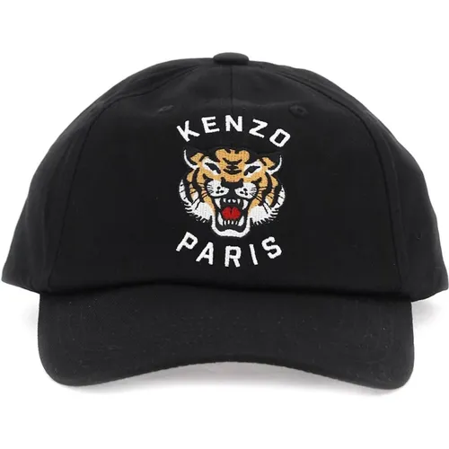 Caps, male, , Size: ONE SIZE lucky tiger baseball cap - Kenzo - Modalova