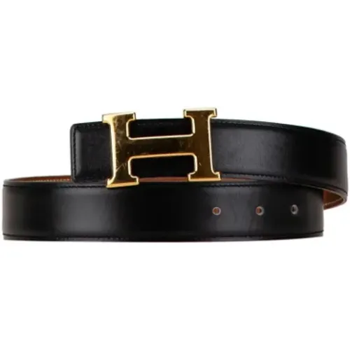 Pre-owned Belts, female, , Size: ONE SIZE Pre-owned Leather belts - Hermès Vintage - Modalova