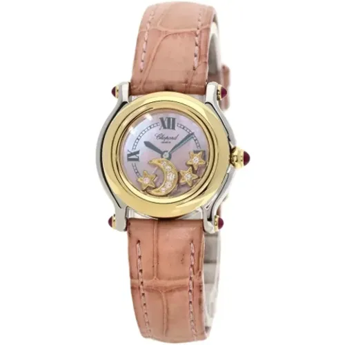 Pre-owned Watches, female, , Size: ONE SIZE Pre-owned Leather watches - Chopard Pre-owned - Modalova