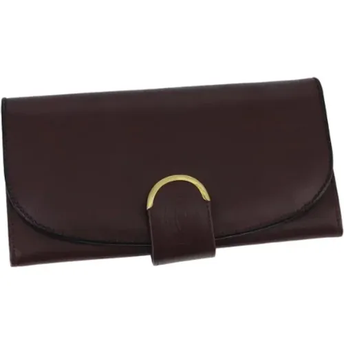 Pre-owned Wallets, female, , Size: ONE SIZE Pre-owned Leather wallets - Cartier Vintage - Modalova