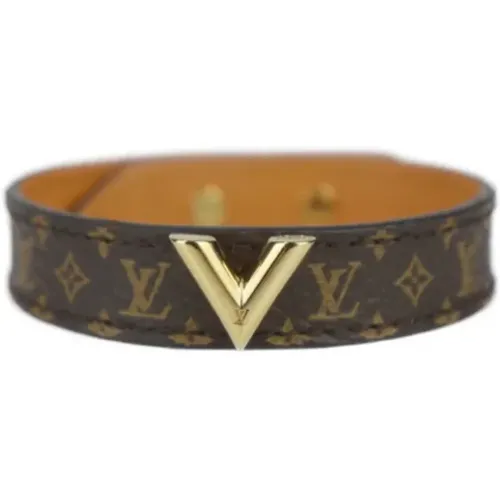 Pre-owned Jewellery, female, , Size: ONE SIZE Pre-owned Leather bracelets - Louis Vuitton Vintage - Modalova