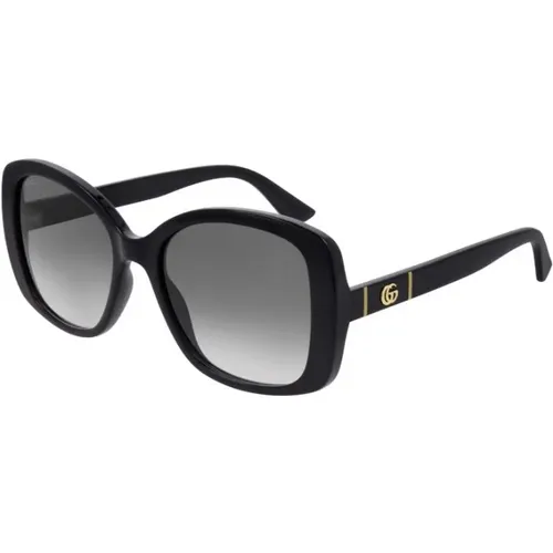 Grey Sunglasses Gg0762S 001 , unisex, Sizes: 56 MM - Gucci - Modalova