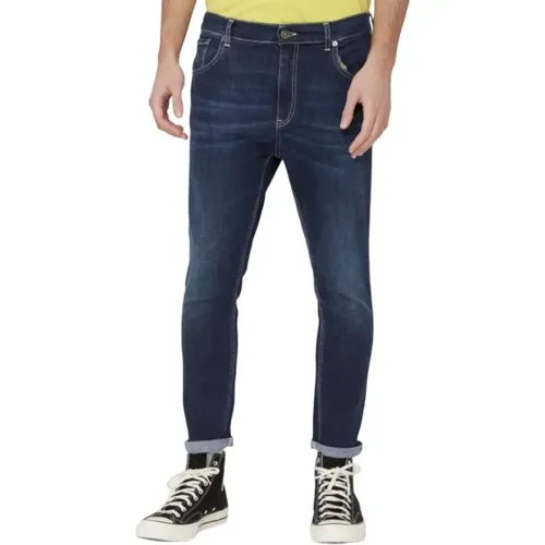 Slim-Fit Low Waist Jeans with 5 Pockets , male, Sizes: W34 - Dondup - Modalova