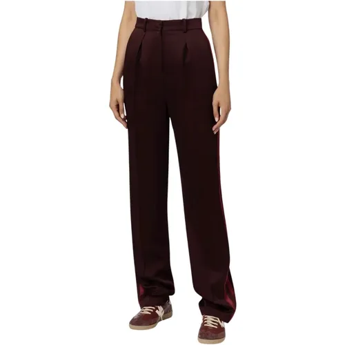 Bordeaux Hose , Damen, Größe: XL - Elisabetta Franchi - Modalova