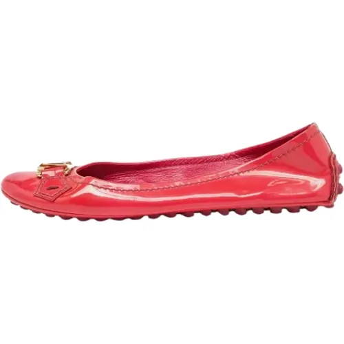 Pre-owned Flats, female, , Size: 5 1/2 US Pre-owned Leather flats - Louis Vuitton Vintage - Modalova