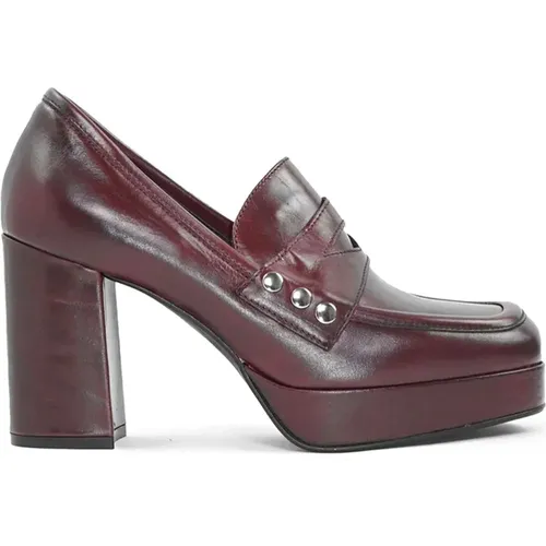 Rote Clam Loafers , Damen, Größe: 37 EU - Carmens - Modalova