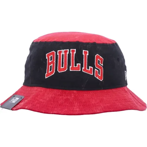 Hats, unisex, , Size: S Chicago Bulls Bucket Hat Black - new era - Modalova