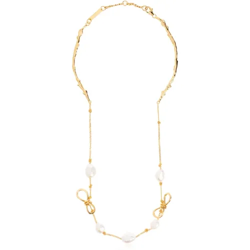 Necklaces, female, , Size: ONE SIZE Pearl necklace - Marni - Modalova