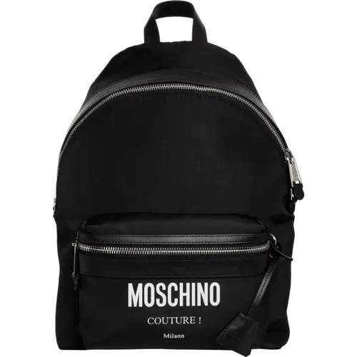 Backpacks, male, , Size: ONE SIZE Stylish Backpack with Adjustable Strap - Moschino - Modalova