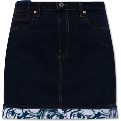 Denim skirt , female, Sizes: 3XS, 2XS, XS - Burberry - Modalova