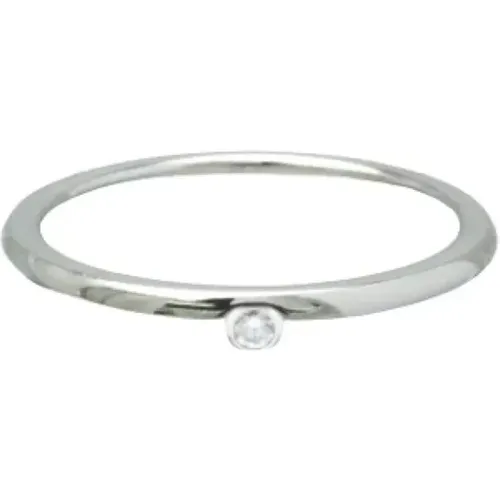 Pre-owned Jewellery, female, , Size: ONE SIZE Pre-owned Platinum rings - Tiffany & Co. Pre-owned - Modalova