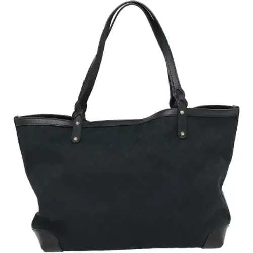 Pre-owned Tote Bags, female, , Size: ONE SIZE Pre-owned Canvas gucci-bags - Gucci Vintage - Modalova