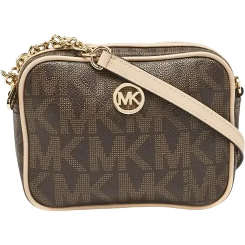 Pre-owned Cross Body Bags, female, , Size: ONE SIZE Pre-owned Coated canvas shoulder-bags - Michael Kors Pre-owned - Modalova