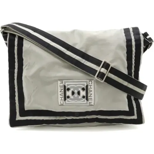 Pre-owned Canvas crossbody-bags , female, Sizes: ONE SIZE - Chanel Vintage - Modalova